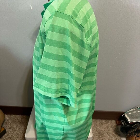Tiger Woods Collection Nike DriFit Mens XL Short Sleeve Striped Polo - Picture 2 of 5